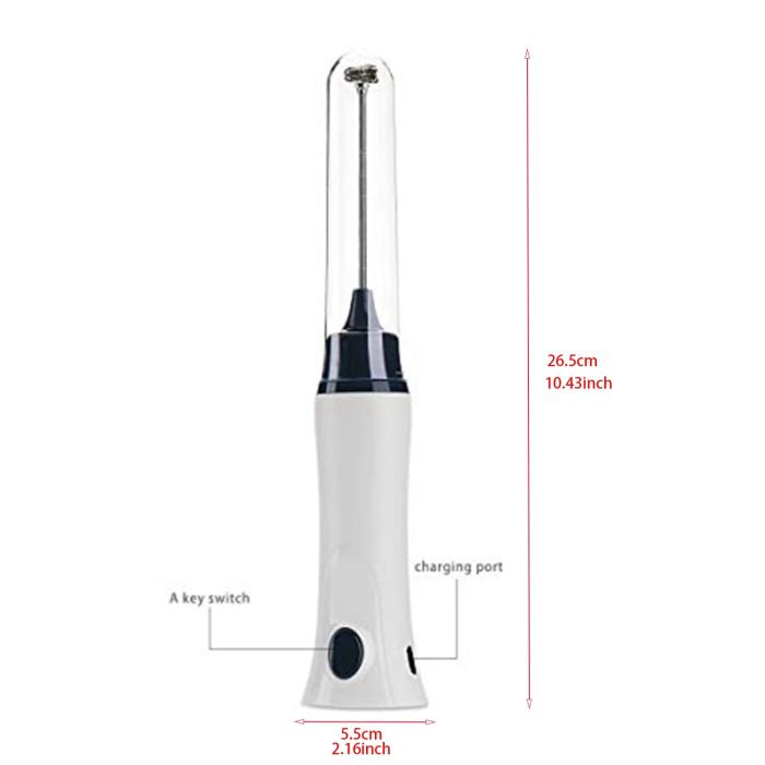 Handheld Electric Coffee Mixer Automatic Milk Foamer Egg Beater With Cover-KD101